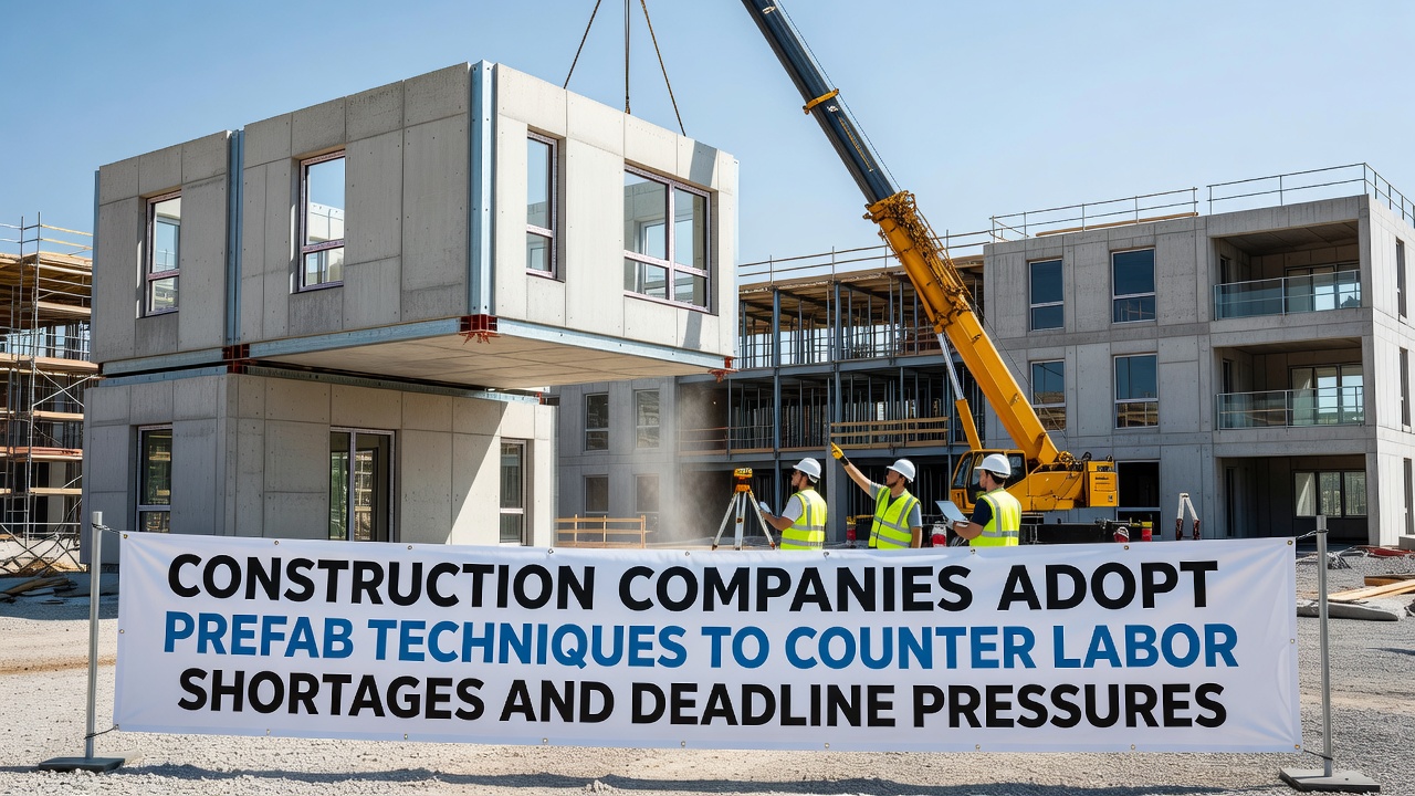 Builders Turn to Prefabrication Amid Persistent Workforce Challenges and Schedule Demands
